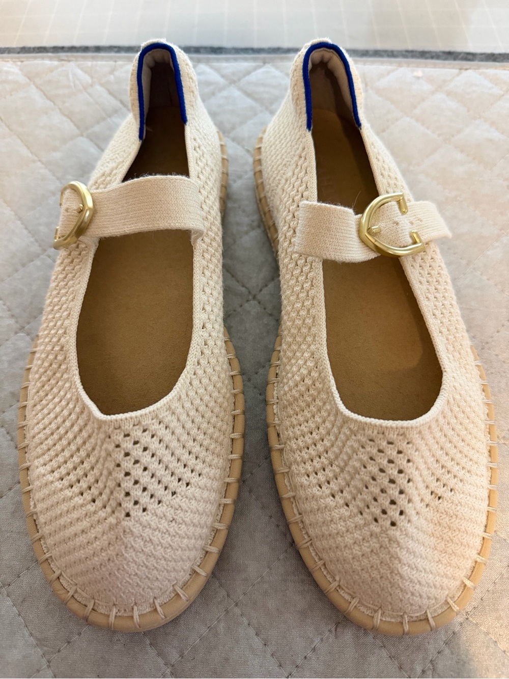 Rothy’s Jasmine Espadrille Mary Jane - Size 9.5 New Without Box - Picture 1 of 9